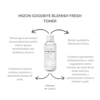 Mizon Goodbye Blemish Fresh Toner